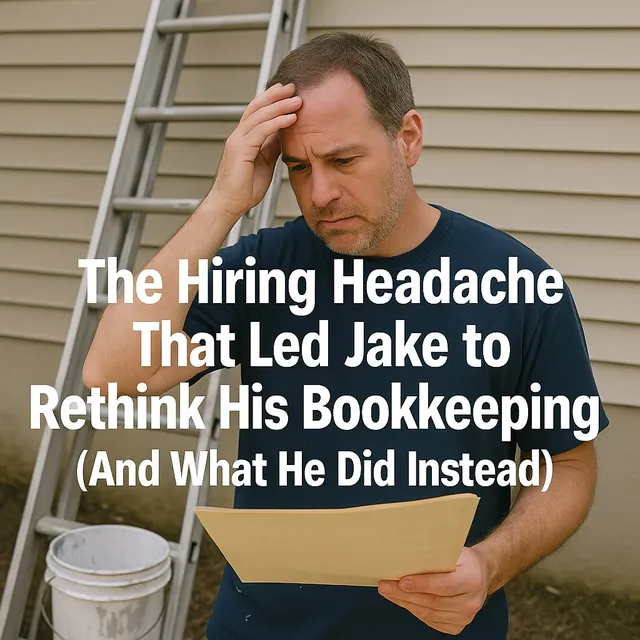 The Hiring Headache That Led Jake to Rethink His Bookkeeping (And What He Did Instead)